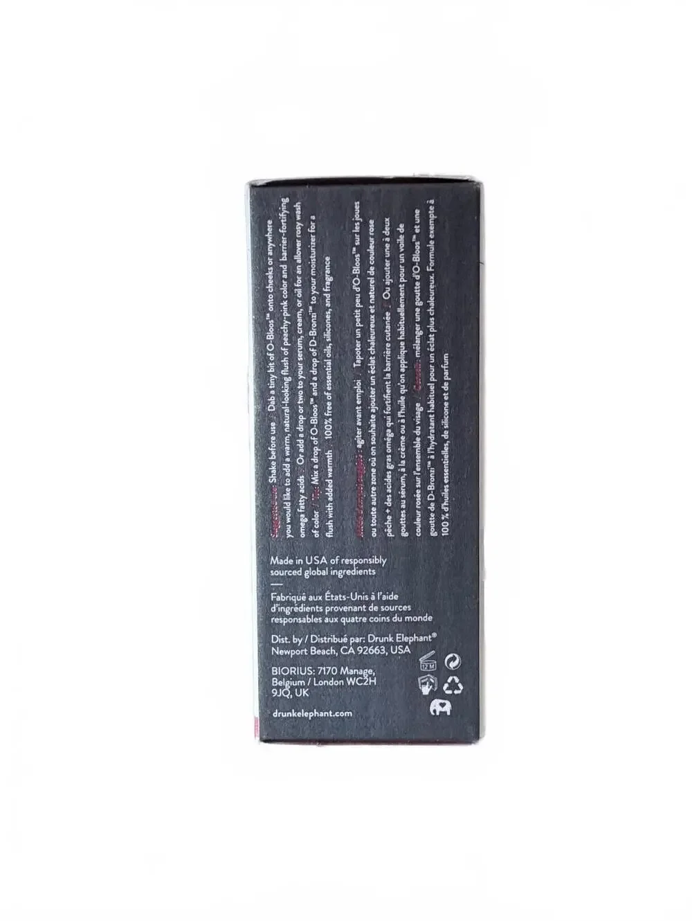 Drunk Elephant O-Bloos Rosi Drops Blush 30ml 1 oz NEW